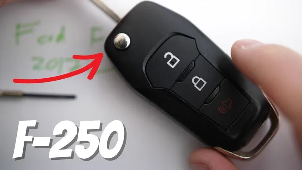 How to Replace the Battery in a Ford Key Fob